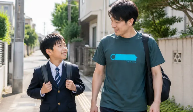 スタッフが移動支援をしている様子