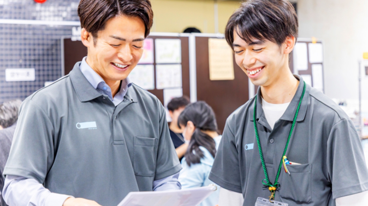 新人受け入れマニュアルの様子